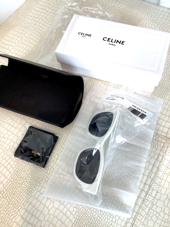 Rare Brand-New Celine White MONOCHROMS CL40197U Sunglasses main image 13